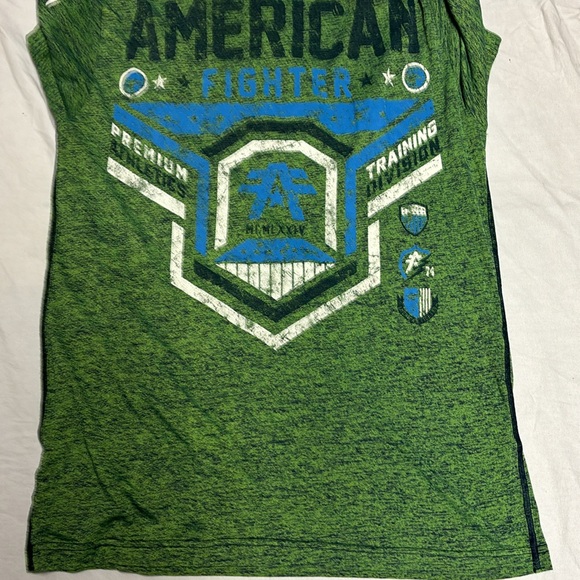 American Fighter Mens Green Tee Size Latge - Picture 4 of 4